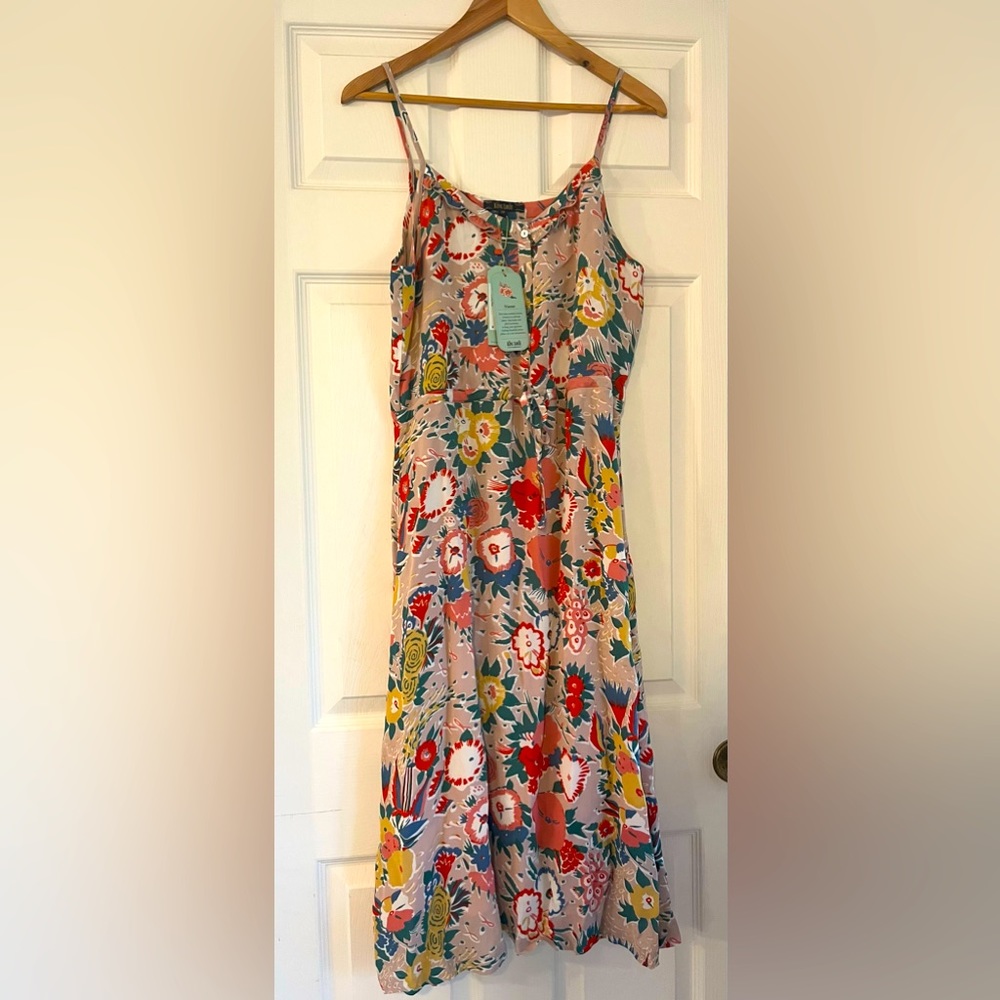 Vintage style sundress with floral design from EU designer King Louie.